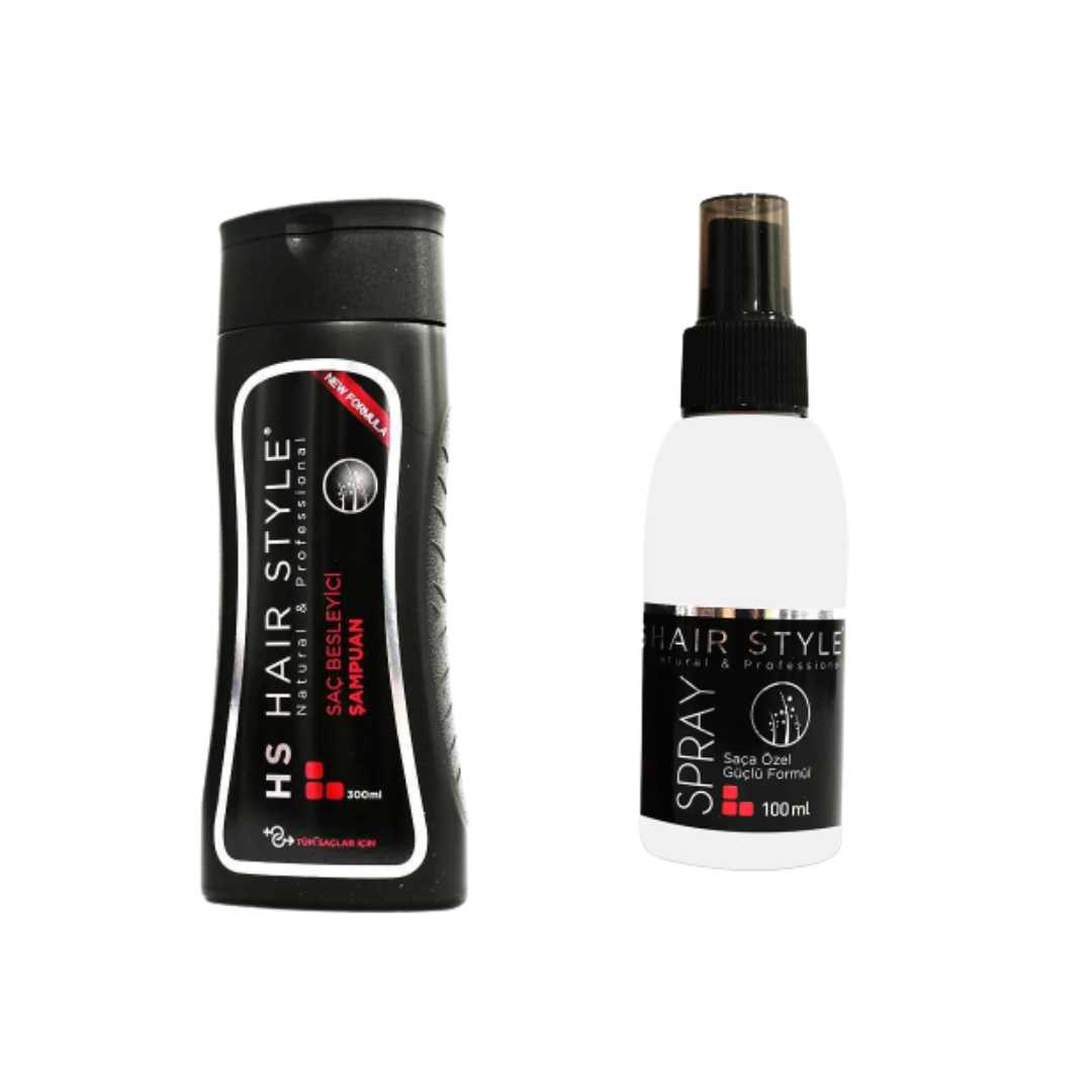 Hs Hair Style Shampoo and Spray Set Hs Hair Style Shampoo and Spray Set