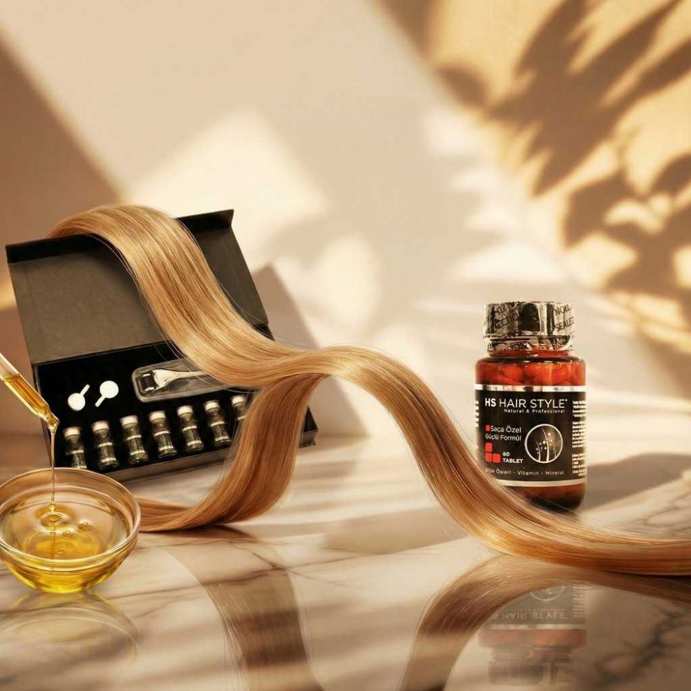 Hs Hair Style Food Supplement and Serum Set - hshairstyle.com